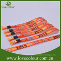 Wristband roxo Eco-friendly feito sob encomenda do cetim para o casamento